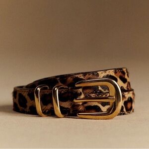 Sezane Livie Belt Leopard - Size 75